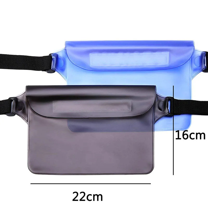 Waterproof Shoulder and Waist Bag for Swimming and Diving