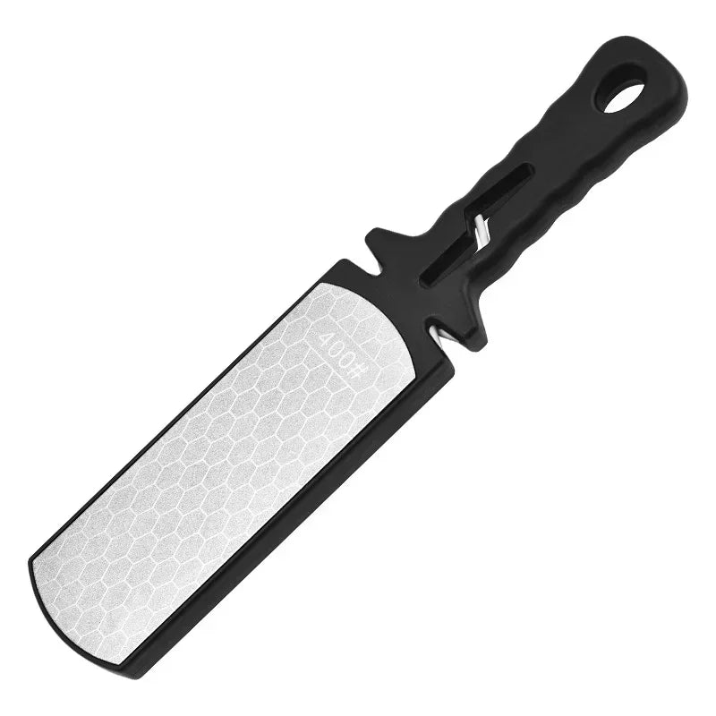 5-in-1 Multi-Tool Knife Sharpener with 400/1000 Grit Diamond Bars