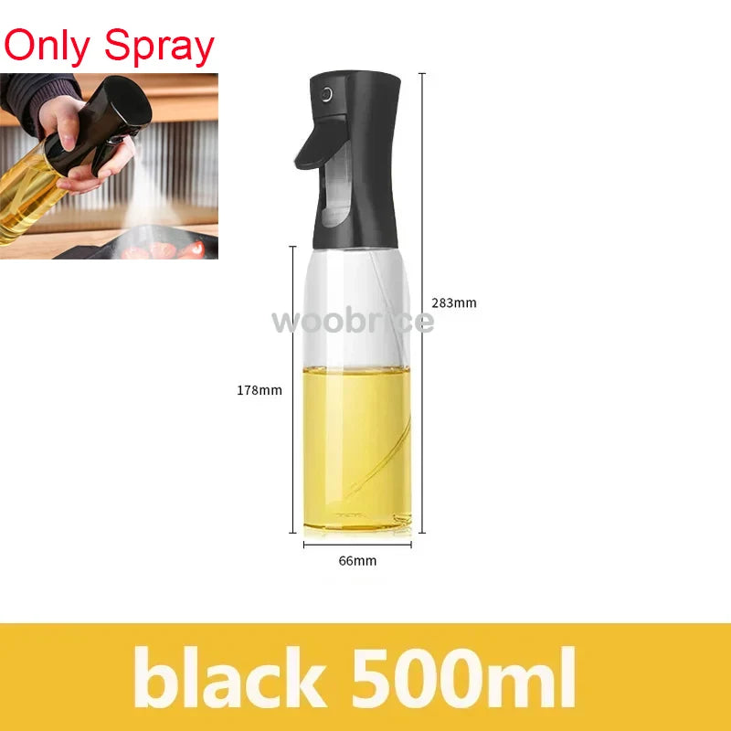 2-in-1 Kitchen Oil Sprayer and Dispenser with Brush