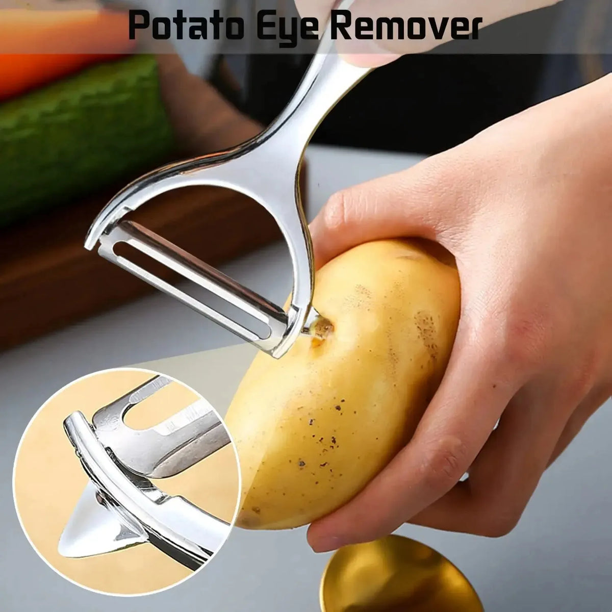 Stainless Steel Multi-function Vegetable and Fruit Peeler
