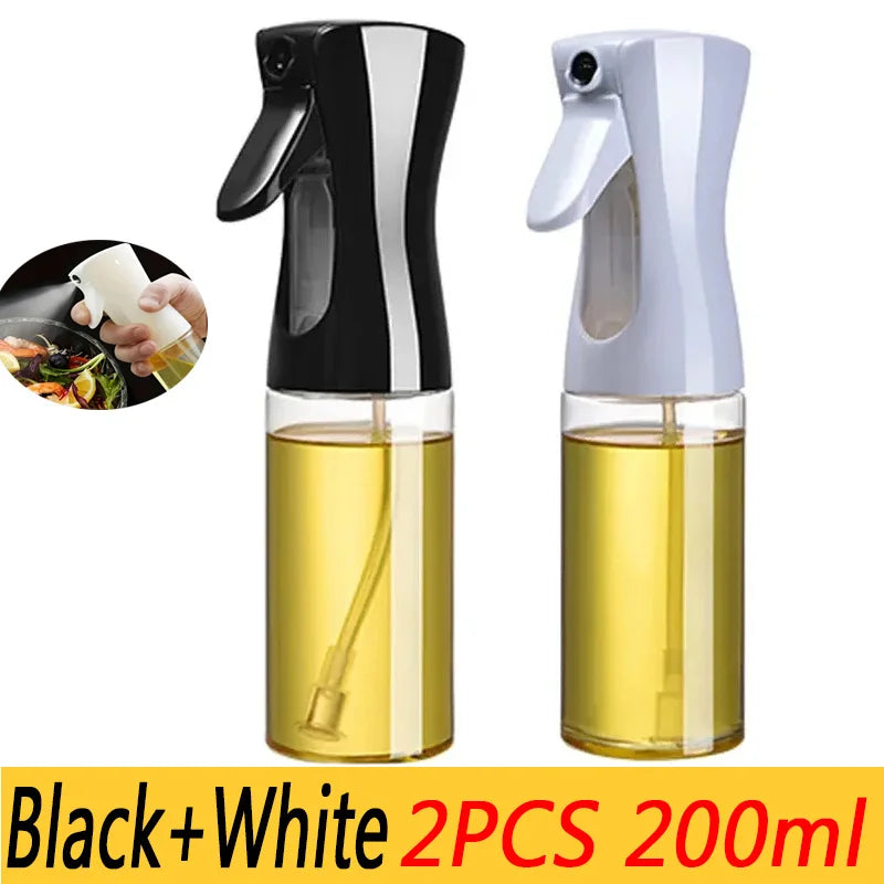 Oil Spray Bottle for Cooking and BBQ - 200/300/500ml Plastic Sprayer