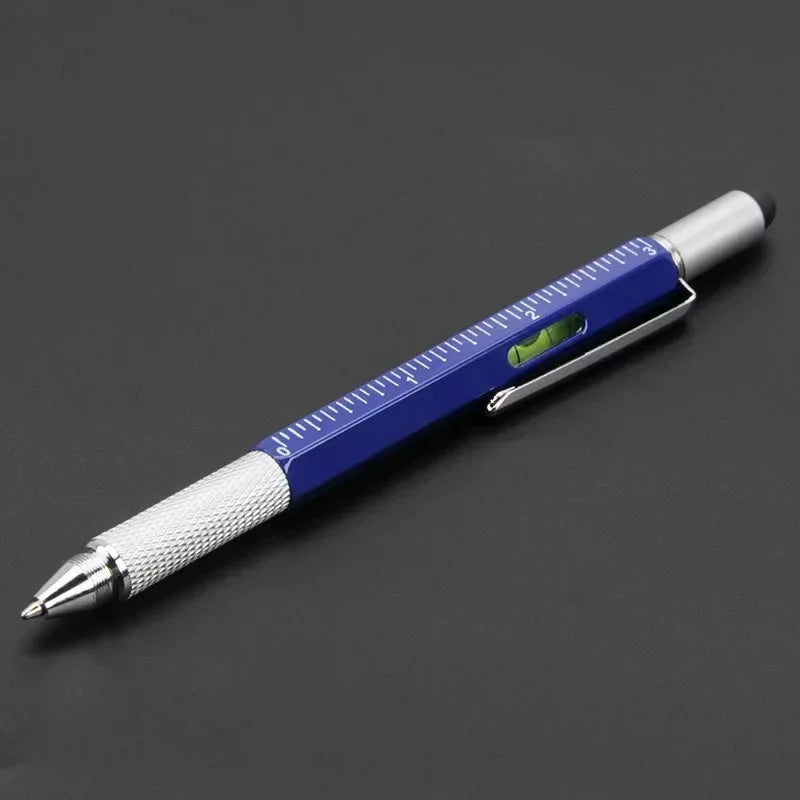 7-in-1 Multifunctional Stylus Pen with Screwdriver, Ruler, and Level Gauge