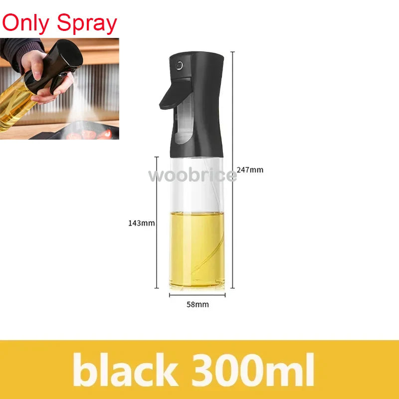 2-in-1 Kitchen Oil Sprayer and Dispenser with Brush
