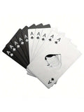 Stainless Steel Ace of Spades Credit Card Bottle Opener