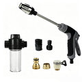 High Pressure Car Wash Water Gun with Foam Lance and Hose Nozzle