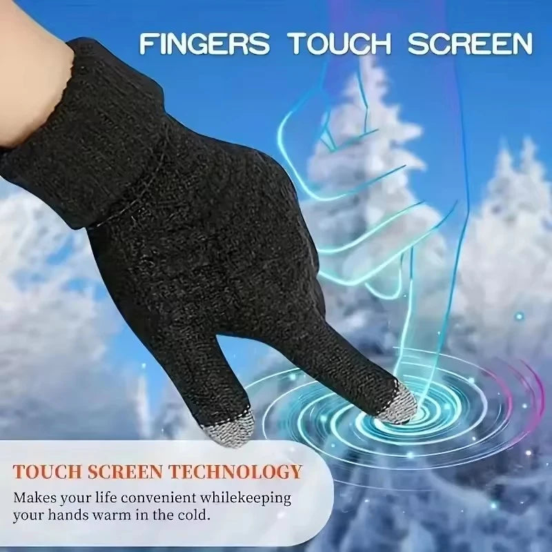 Touch Screen Winter Skiing Gloves for Men and Women