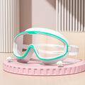 Wide View Anti-Fog Swimming Goggles with Earplugs for Adults and Youth
