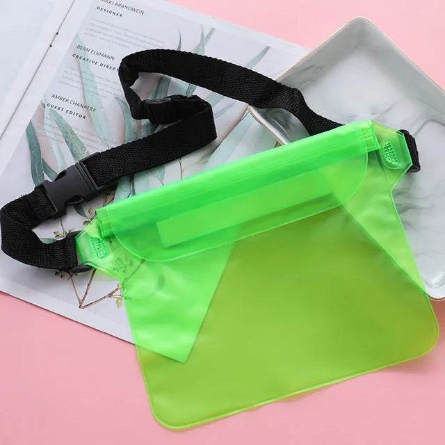 Waterproof Shoulder and Waist Bag for Swimming and Diving