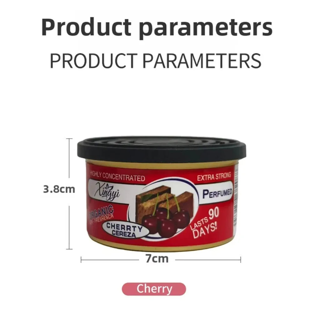 Long-Lasting Canned Wood Block Car Air Freshener and Odor Eliminator