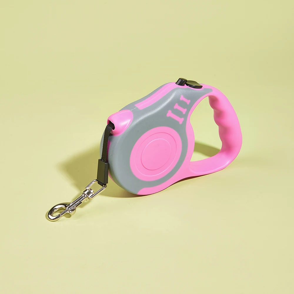 Retractable Durable Nylon Dog Leash for Small to Large Pets (3m/5m)