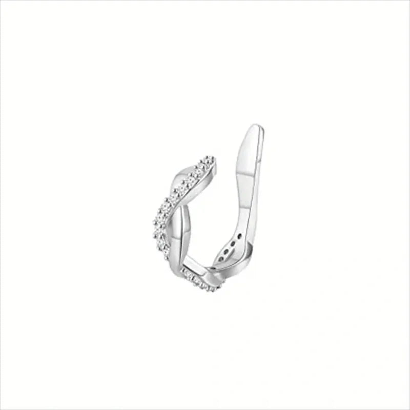 EVISPOL Metal Leaf Ear Cuff Non-Piercing Cartilage Clip-On Earring