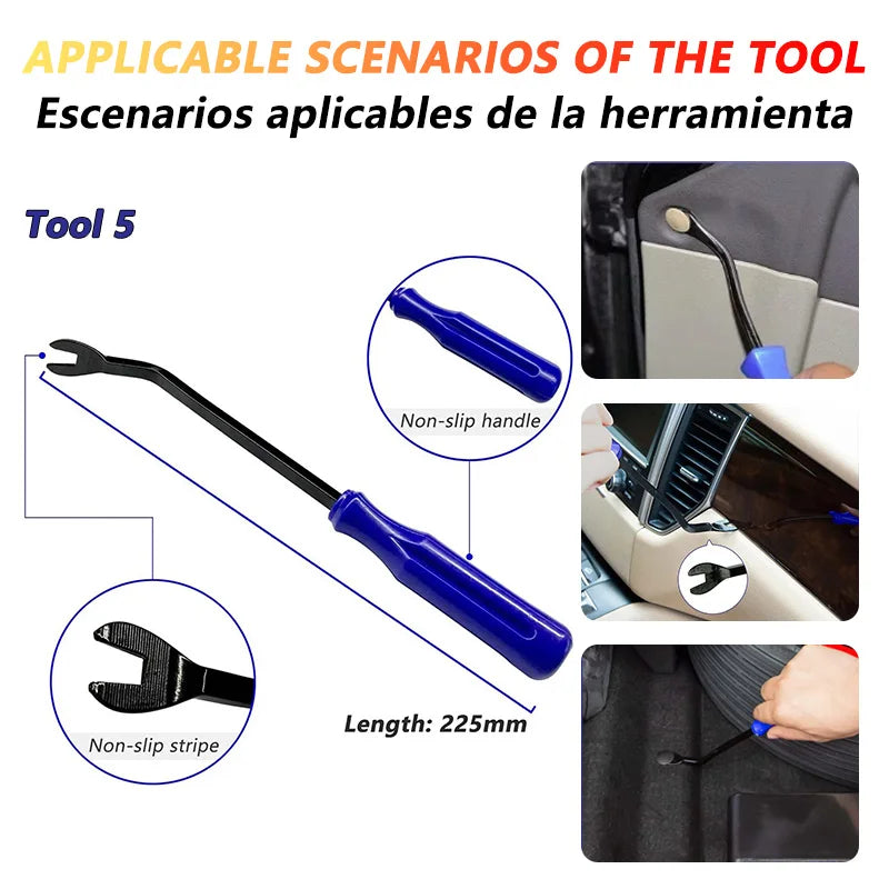 Car Interior Trim and Dashboard Disassembly Tool Set