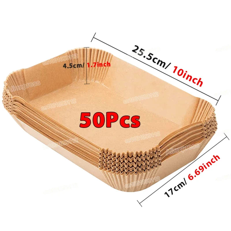 Disposable Non-Stick Round Air Fryer Paper Liners