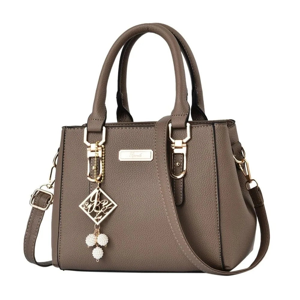 Large Capacity Women's Leather Shoulder Messenger Bag
