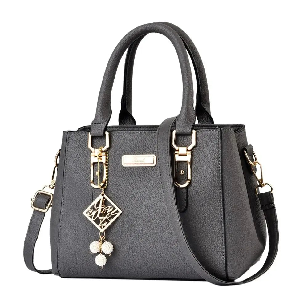 Large Capacity Women's Leather Shoulder Messenger Bag