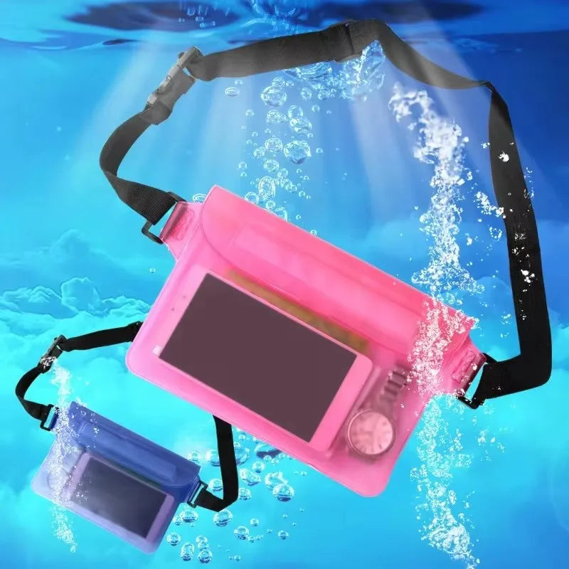 Waterproof Shoulder and Waist Bag for Swimming and Diving