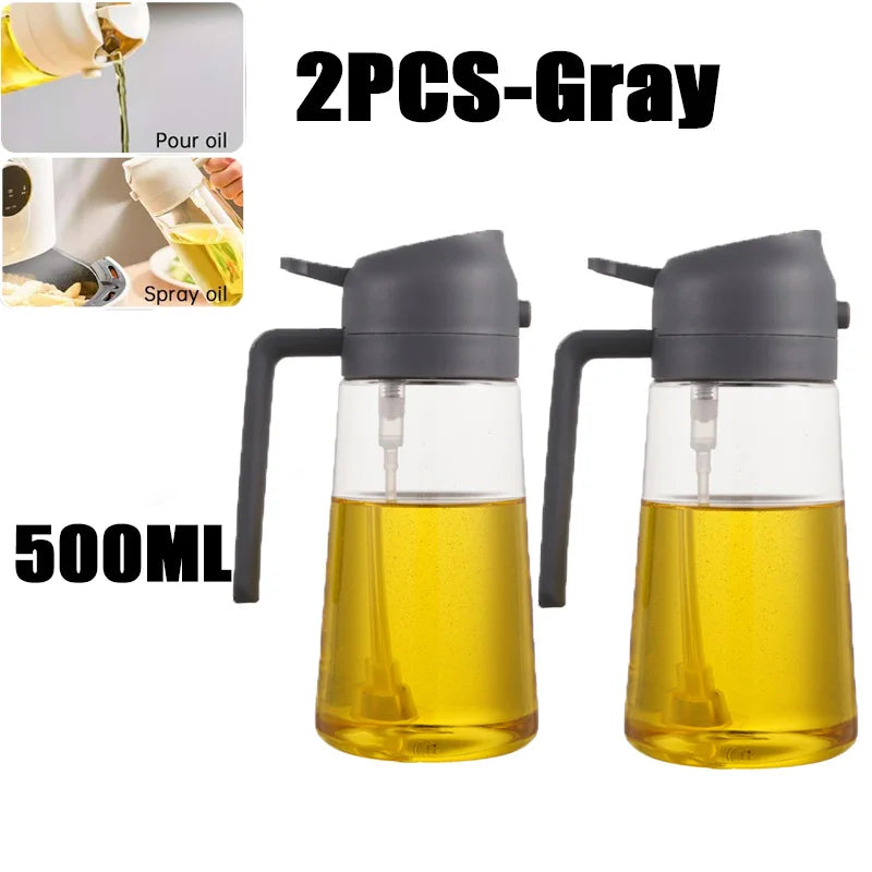 Oil Spray Bottle for Cooking and BBQ - 200/300/500ml Plastic Sprayer