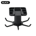 360° Rotating Adhesive Kitchen Utensil Rack with 6 Hooks