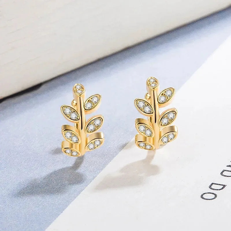 EVISPOL Metal Leaf Ear Cuff Non-Piercing Cartilage Clip-On Earring