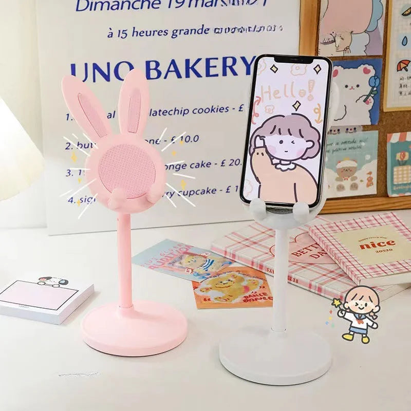 Adjustable Rabbit Desktop Mobile Phone Stand