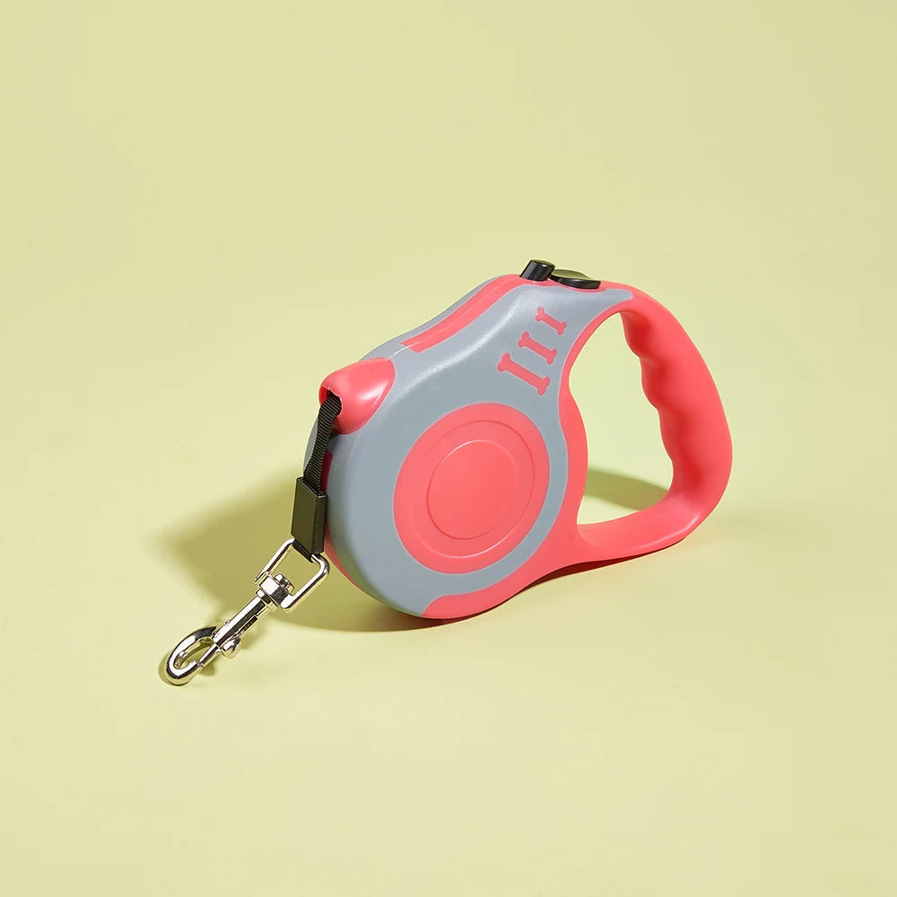 Retractable Durable Nylon Dog Leash for Small to Large Pets (3m/5m)
