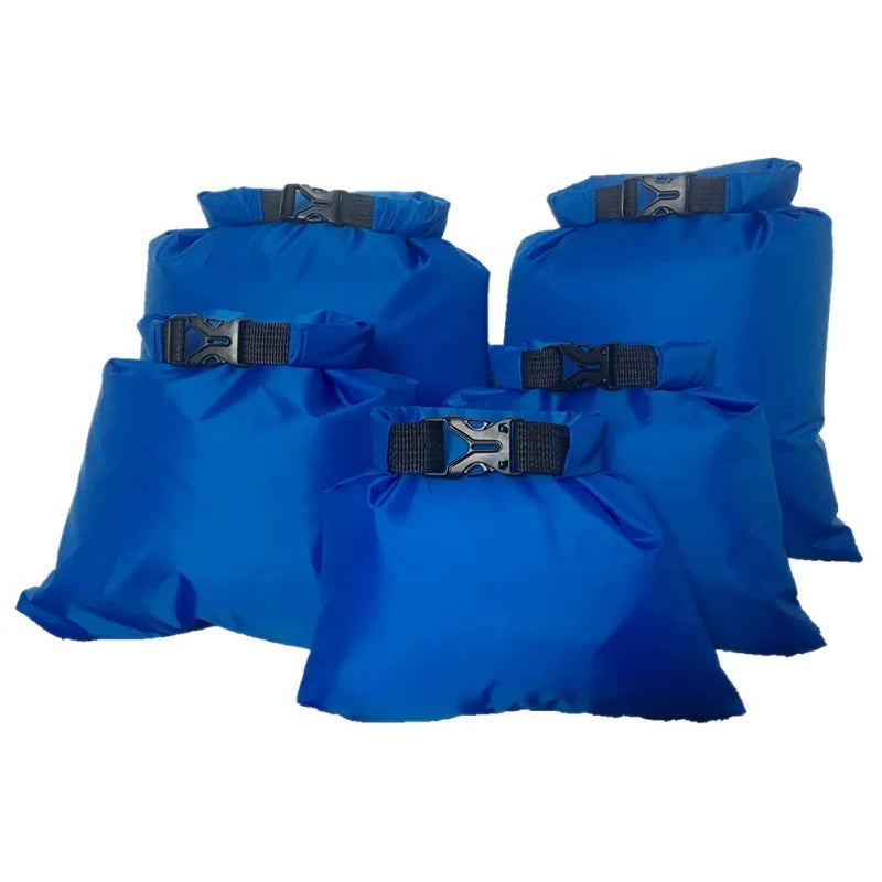 5-Piece Waterproof Dry Bag Set for Outdoor Water Sports