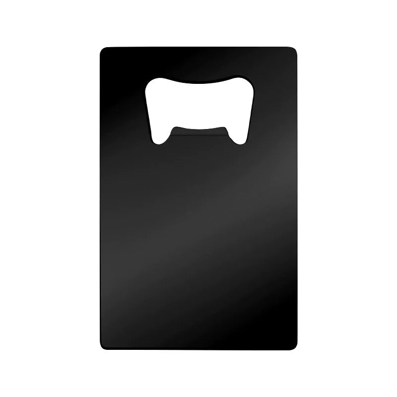 Stainless Steel Ace of Spades Credit Card Bottle Opener