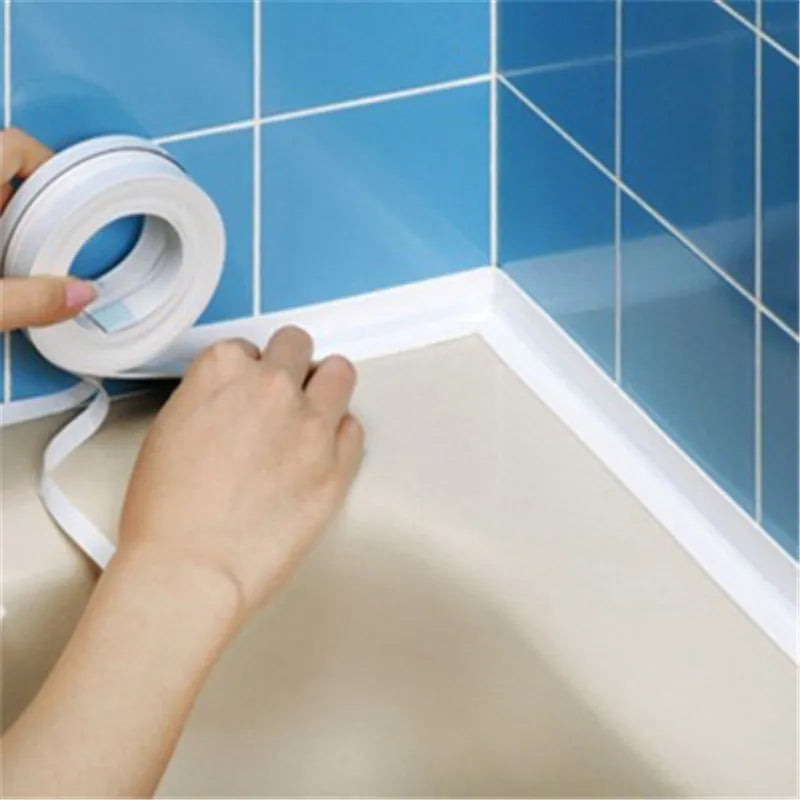 Waterproof PVC Adhesive Sealing Tape for Kitchen and Bathroom Sink Edges