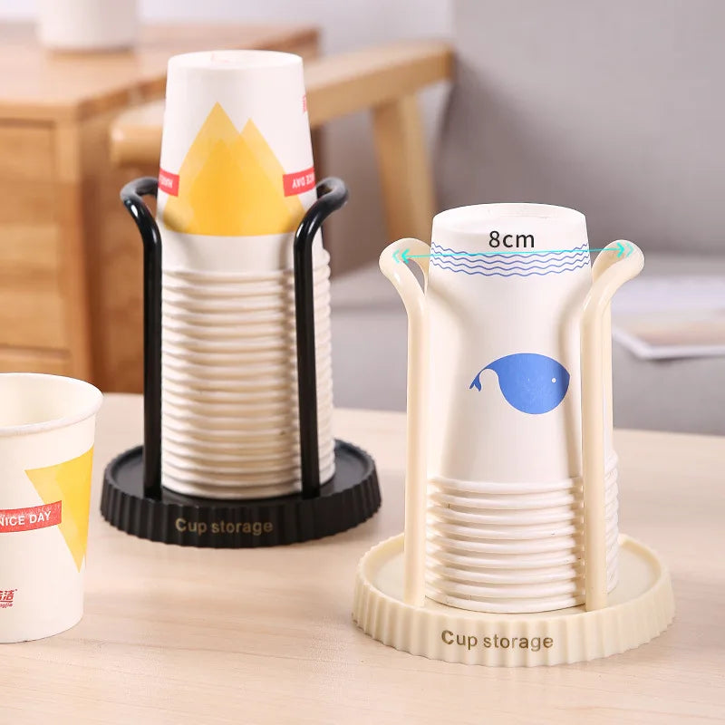 Desktop Disposable Paper Cup Storage Rack
