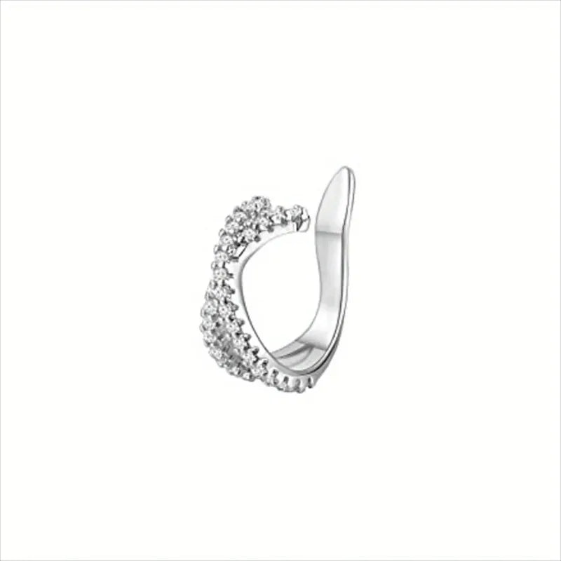 EVISPOL Metal Leaf Ear Cuff Non-Piercing Cartilage Clip-On Earring