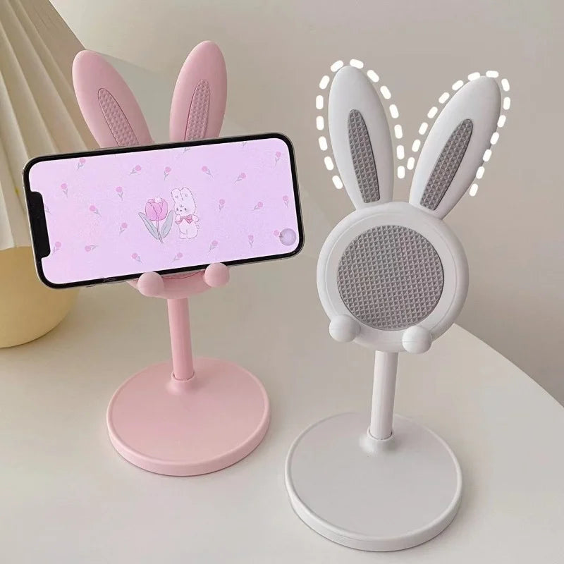Adjustable Rabbit Desktop Mobile Phone Stand