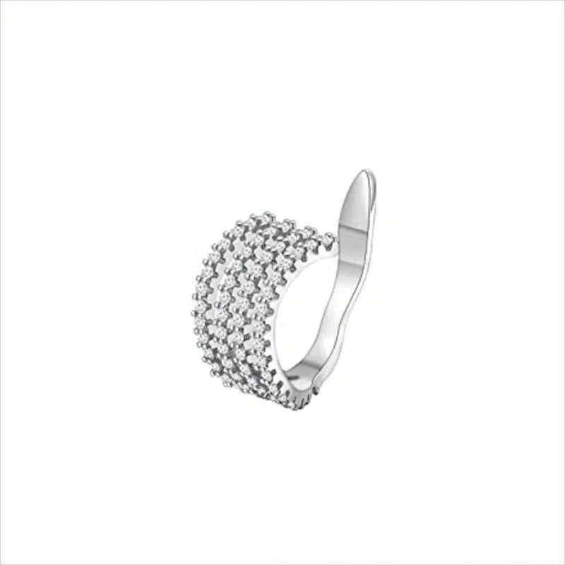 EVISPOL Metal Leaf Ear Cuff Non-Piercing Cartilage Clip-On Earring