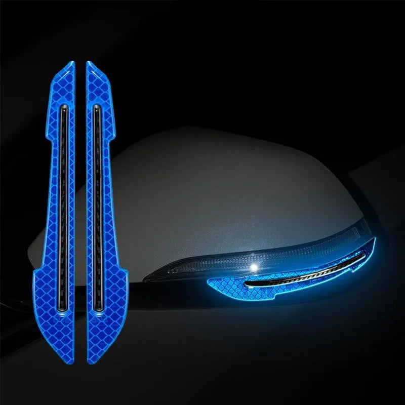 Reflective Safety Warning Stickers for Car Wheel Hubs and Door Handles