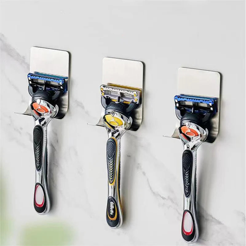 Stainless Steel Wall-Mounted Punch-Free Razor Holder