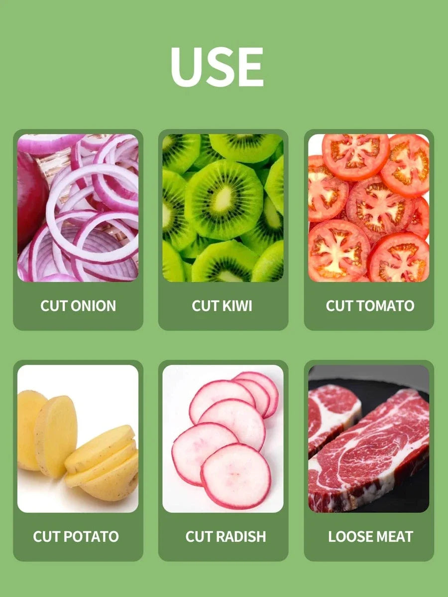 Stainless Steel Onion Slicer and Holder Tool