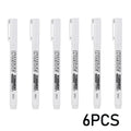 Waterproof White Permanent Metal Marker Pen with 1mm Tip