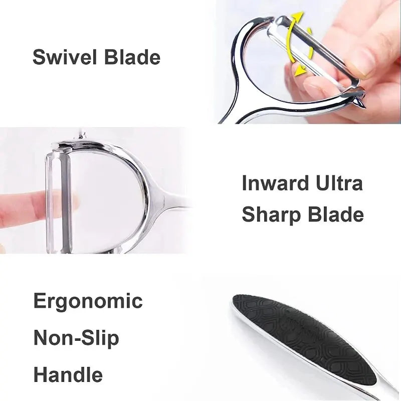 Stainless Steel Multi-function Vegetable and Fruit Peeler