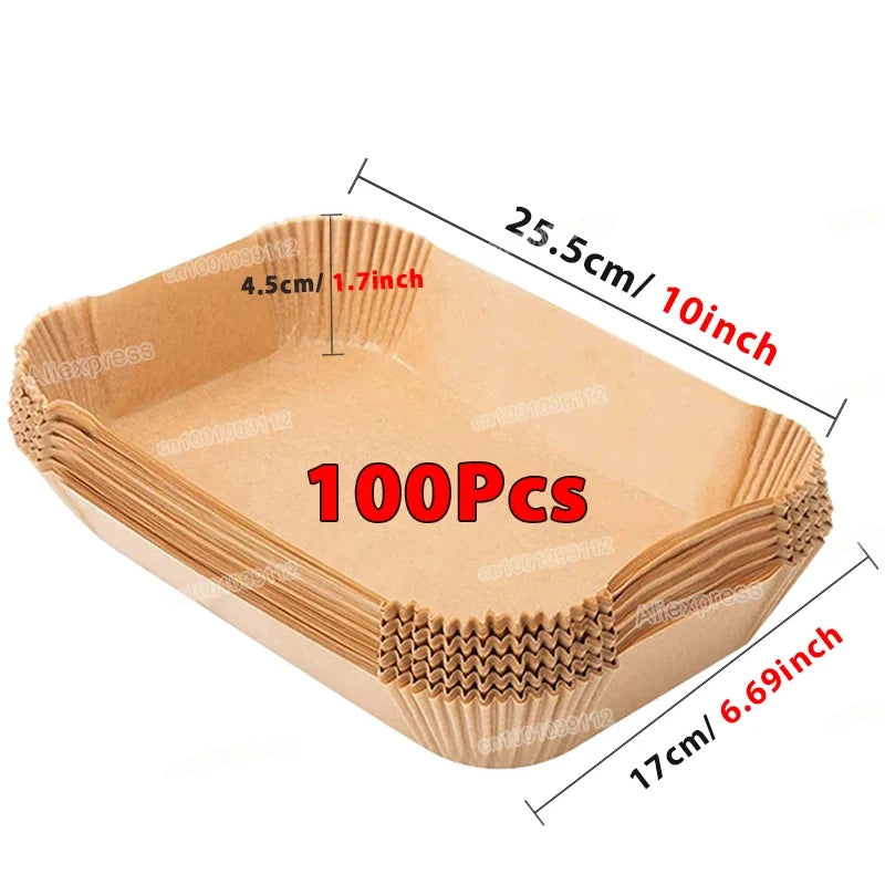 Disposable Non-Stick Round Air Fryer Paper Liners