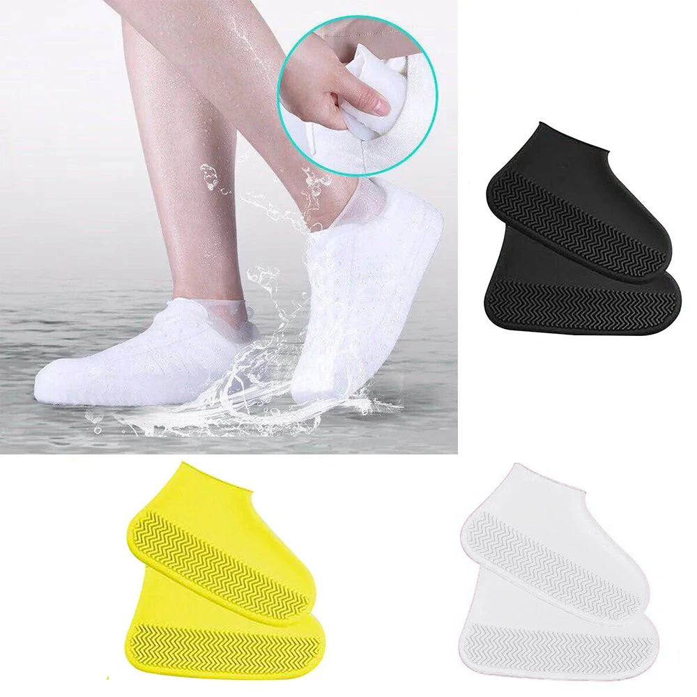 Reusable Waterproof Anti-Slip Silicone Shoe Covers