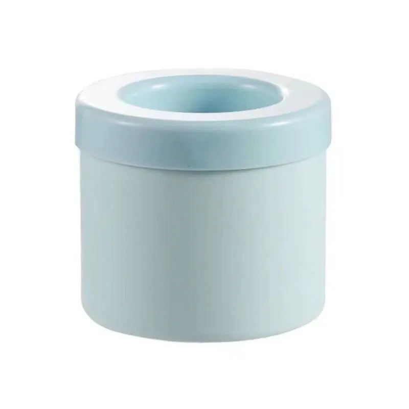 Silicone Round Ice Cube Mold and Freeze Bucket