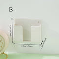 Wall-Mounted Remote Control and Phone Holder