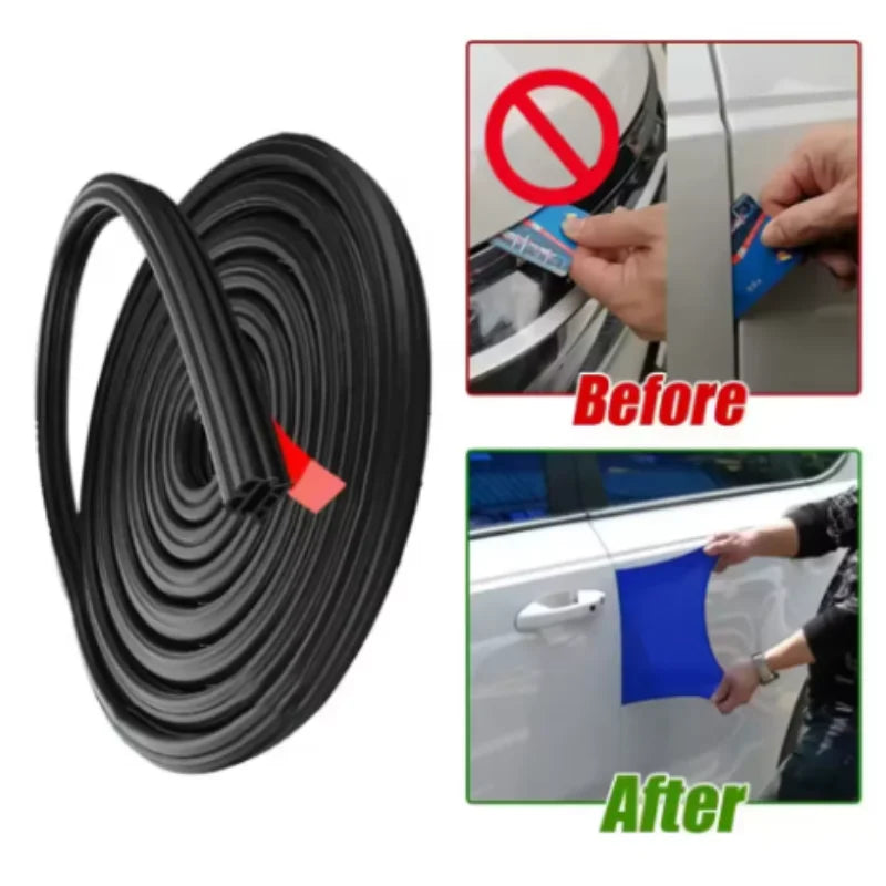 3-Layer Rubber Car Door Seal Strip for Sound Insulation