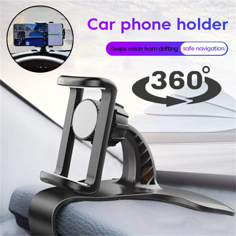 360° Rotatable Universal Car Dashboard Phone Holder