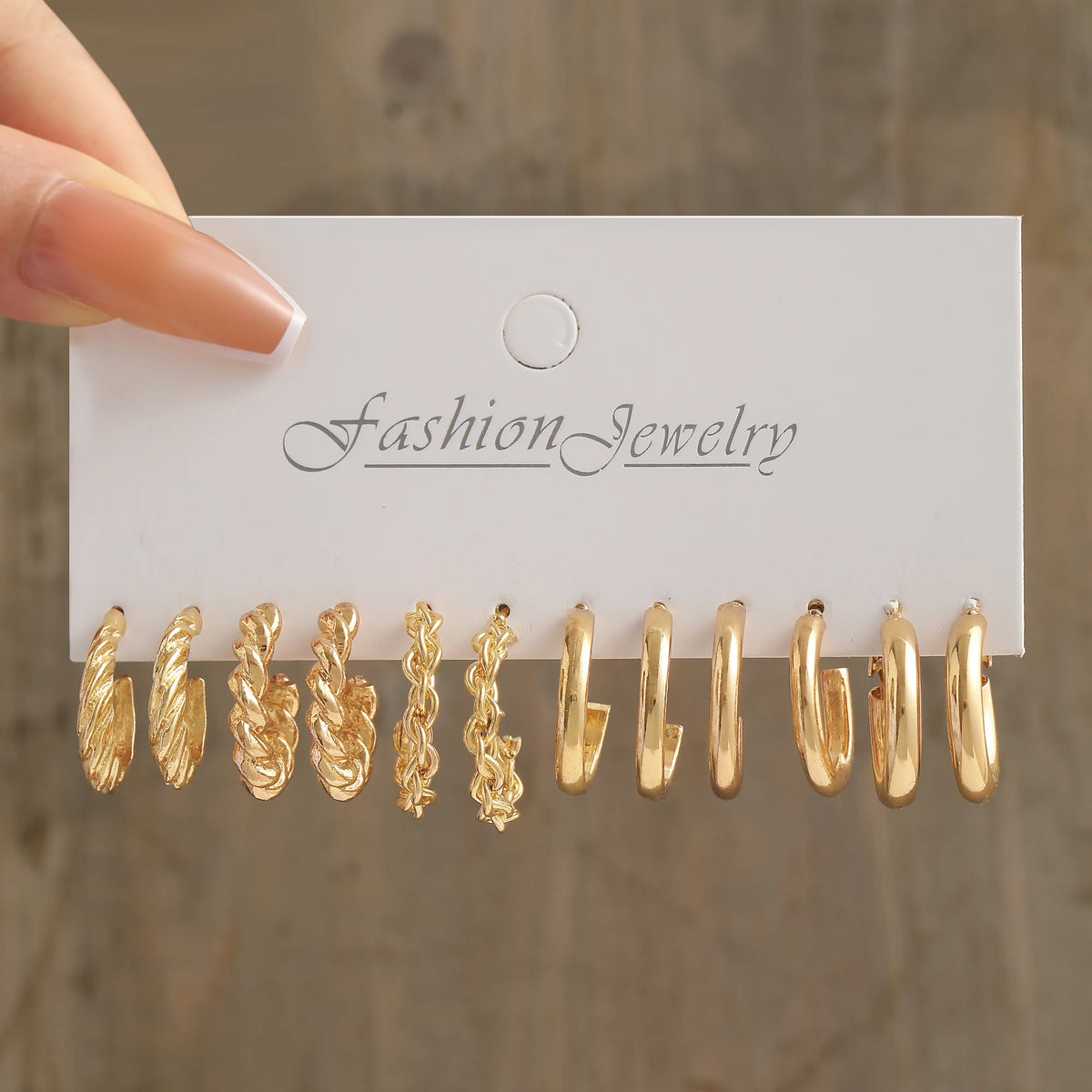Gold Butterfly and Heart Pearl Dangle Hoop Earrings Set