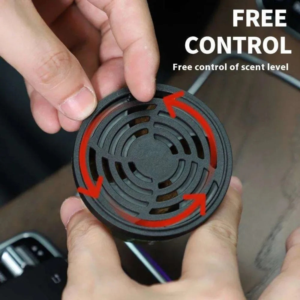 Long-Lasting Canned Wood Block Car Air Freshener and Odor Eliminator