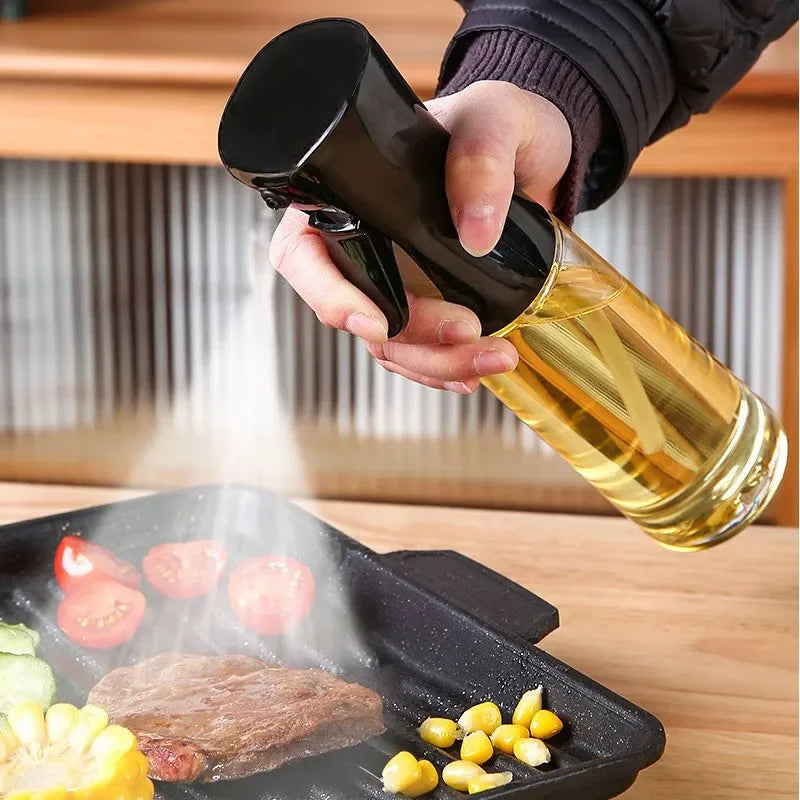 Oil Spray Bottle for Cooking and BBQ - 200/300/500ml Plastic Sprayer