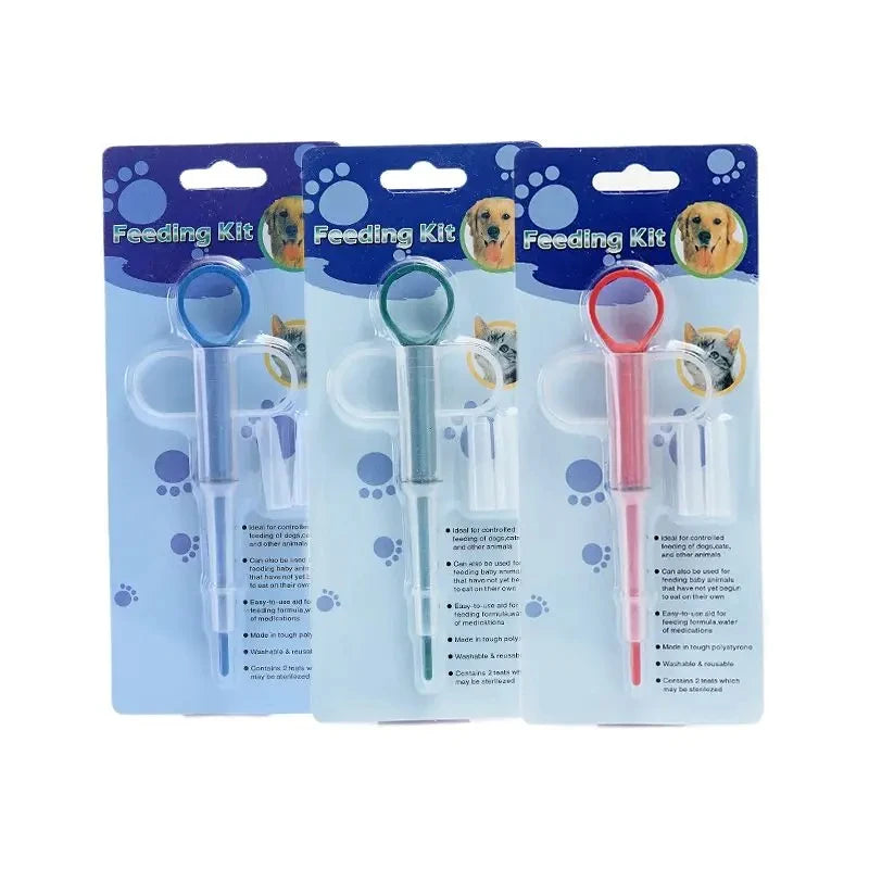 Pet Medicine Feeder Syringe with Soft Tip for Cats and Dogs