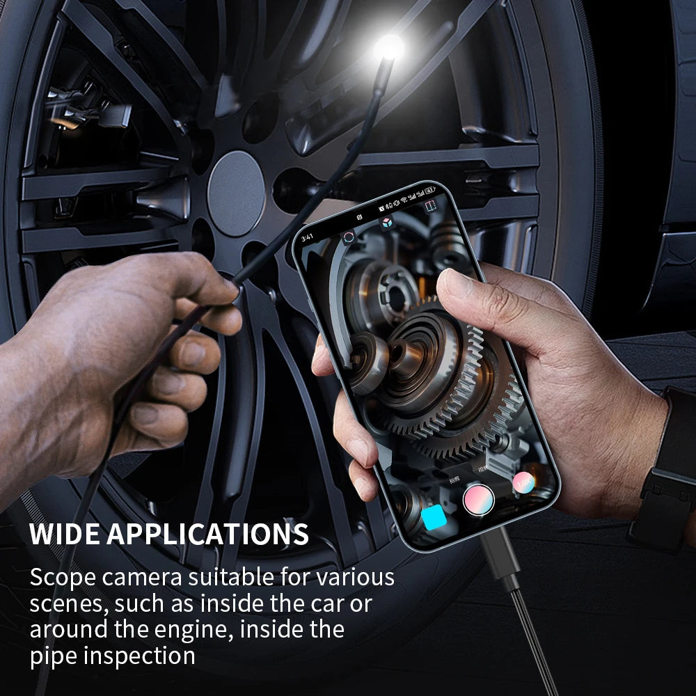 7mm Type-C Android Waterproof Endoscope Camera with 6 LEDs