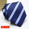 Men's 7-8cm Jacquard Necktie with Floral and Stripe Patterns