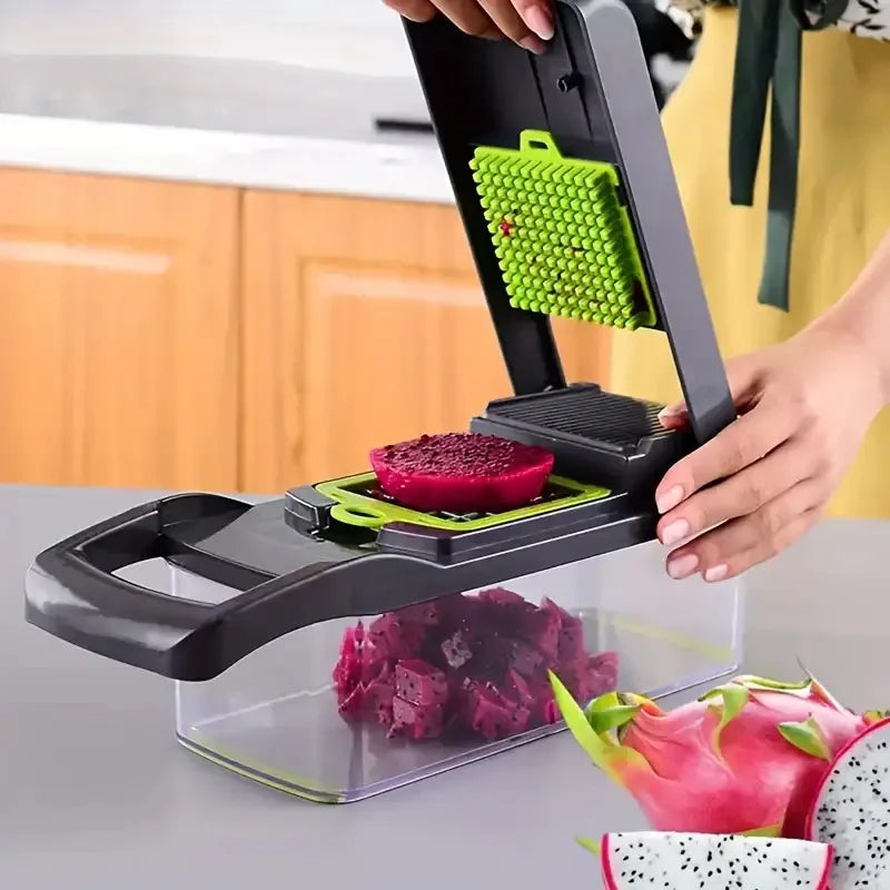 14-Piece Multifunctional Vegetable Slicer and Grater Set